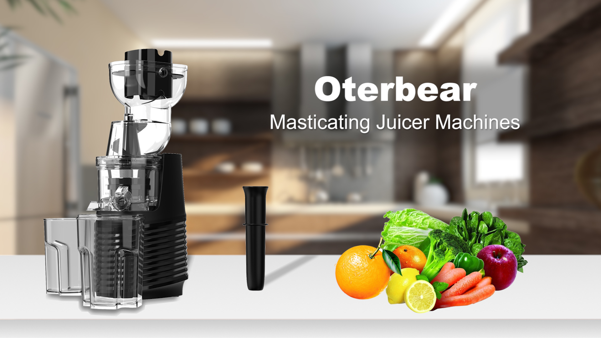 Amazon.com: Cold Press Juicer, Oterbear 300W Slow Masticating